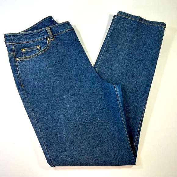 Jones New York Signature Straight Leg Jeans Size 14 Women's - Picture 4 of 12